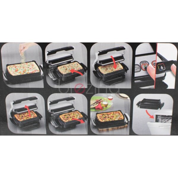 Tefal OptiGrill Backschale Snack- und Backzubehör XA7258 /70 Einsatz für Aufläufe, Pizza und Weiteres