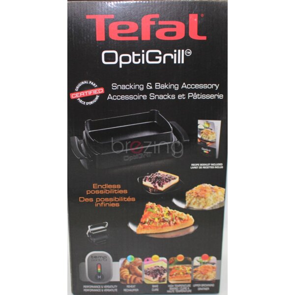 Tefal OptiGrill Backschale Snack- und Backzubehör XA7258 /70 Einsatz für Aufläufe, Pizza und Weiteres