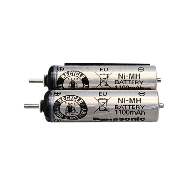 Panasonic -2 Stück- Ersatz Akku für Munddusche EW1211 Ni-Mh -Original- 1100 mAh