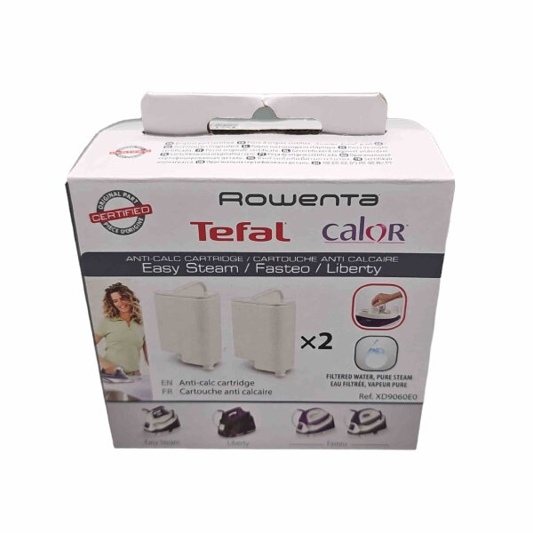Tefal Original Kartusche für Fasteo / Easy Steam / Liberty - XD9060 E0 (2er)