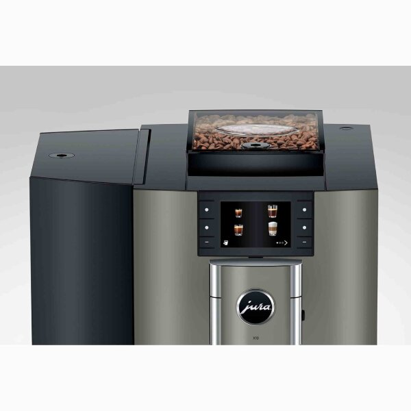 Jura X10 - Professional Dark inox -empfohlen bis 100 Tassen- 15546
