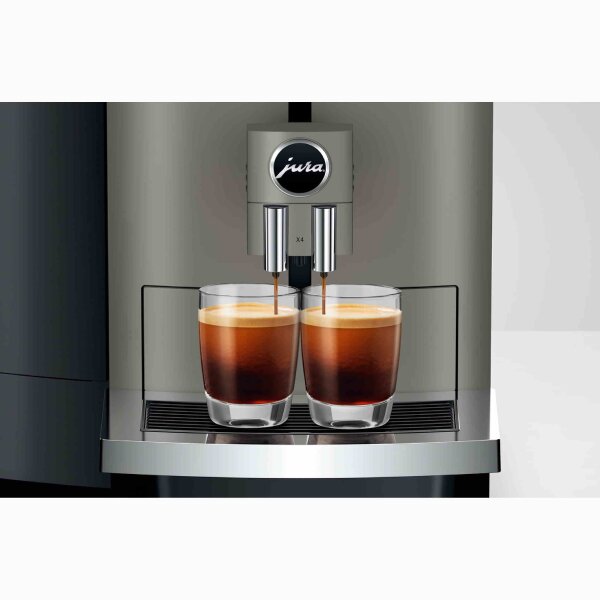 Jura X4 - Professional Dark inox -empfohlen bis 100 Tassen- Ausführung mit Wassertank