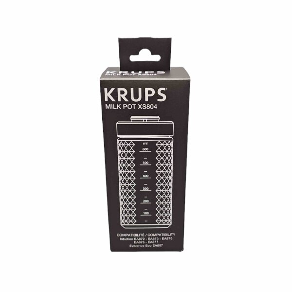 Krups Milchbehälter 600 ml für Evidence, Intuition Kaffeevollautomaten  EA89* EA87* siehe Übersicht
