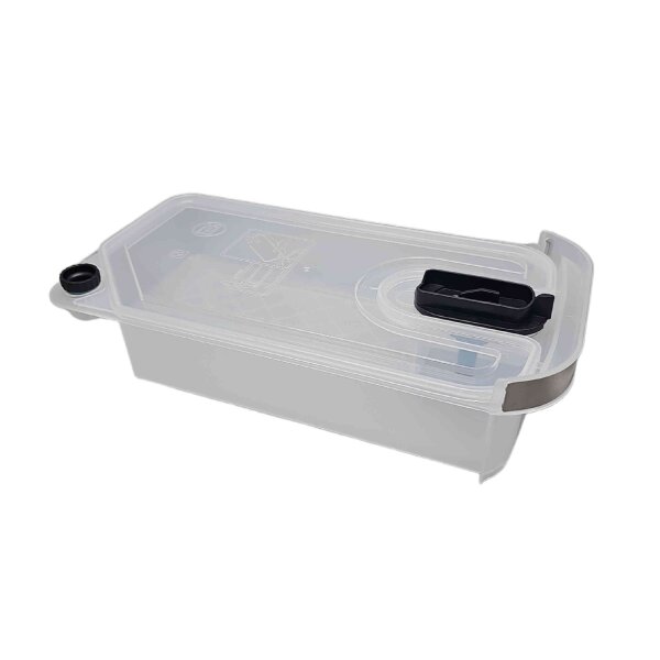 Tefal Ölbehälter + Deckel + Schraube + Verschluss der Fritteuse FR7016 Oleoclean Compact - weiß / transparent