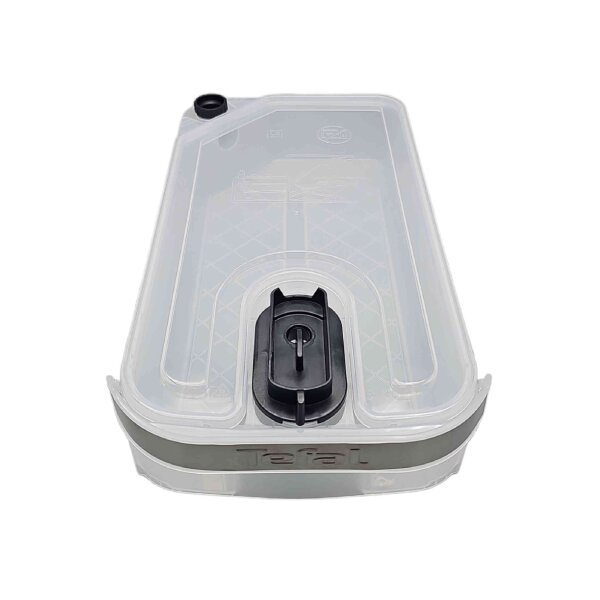 Tefal Ölbehälter + Deckel + Schraube + Verschluss der Fritteuse FR7016 Oleoclean Compact - weiß / transparent