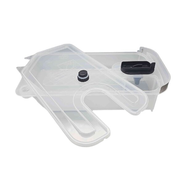 Tefal Ölbehälter + Deckel + Schraube + Verschluss der Fritteuse FR7016 Oleoclean Compact - weiß / transparent