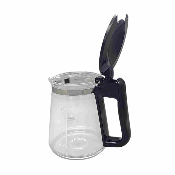 Krups Glaskanne SS-9100055235 Ersatzkanne Glaskrug für Simply Brew KM207D mit Deckel