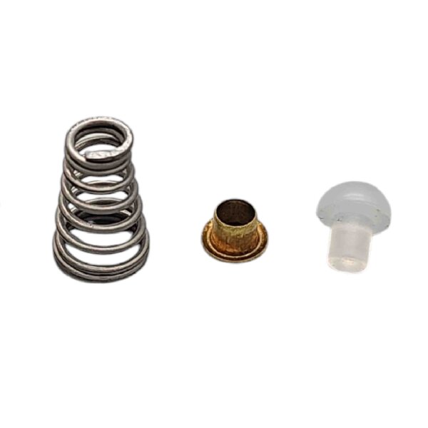 Delonghi Ventil-Set (3 Teile)  im Brühkopf ( Feder Buchse Ventilkappe ) zu Siebträger für Dedica EC680 / EC685 / EC695 / EC820 / EC850 / EC860