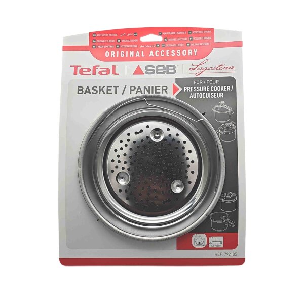 Tefal Dünsteinsatz Dampfkorb für Schnellkochtopf 4,5  / 6 Liter 22 cm Clipso Secure 5 Neo + weitere