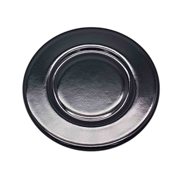 Amica Brennerabdeckung 8042782 schwarz glänzend - mittlere Größe 73mm - Somipress S2 SOMI für Gasherd