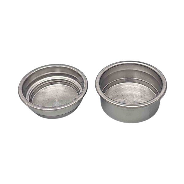 Gastroback Siebeinsatz 2er Set für 1 und 2 Tassen - für Siebträger 90579 Design Espresso Advanced Barista Type 42619 42623