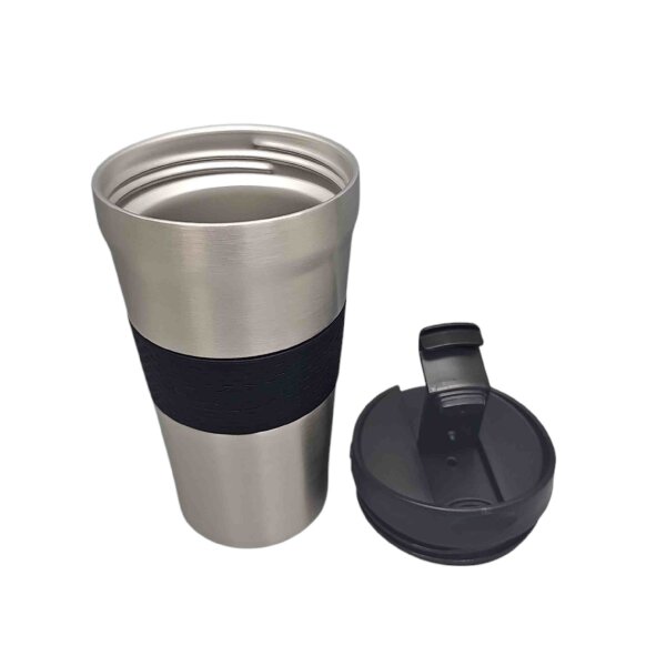 Delonghi Thermobecher DLSC073 470 ml Edelstahl Travel Mug - doppelwandig isolierend