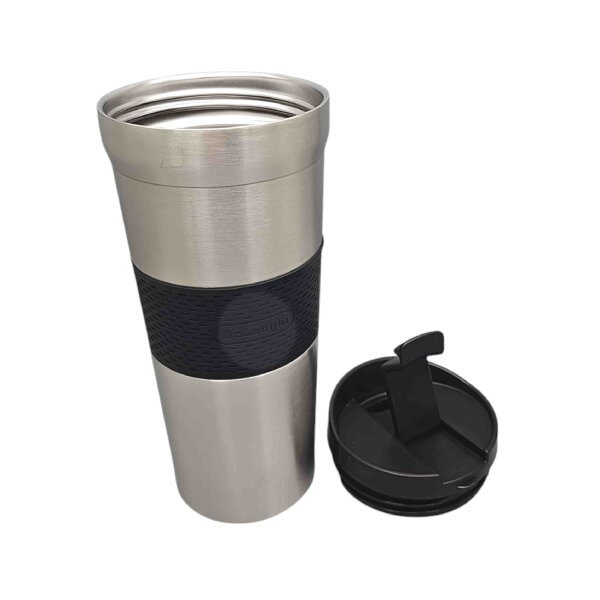 Delonghi Thermobecher DLSC083 705 ml Edelstahl Travel Mug - doppelwandig isolierend