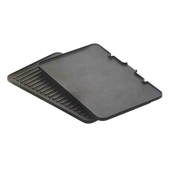 Braun Grillplatte - 2er Set - geriffelt - und - glatt - für Multigrill 9 Pro CG9167 CG9160 CG9140 CG9047 CG9040