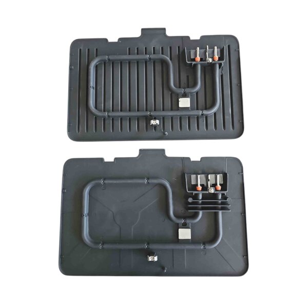 Braun Grillplatte - 2er Set - geriffelt - und - glatt - für Multigrill 9 Pro CG9167 CG9160 CG9140 CG9047 CG9040