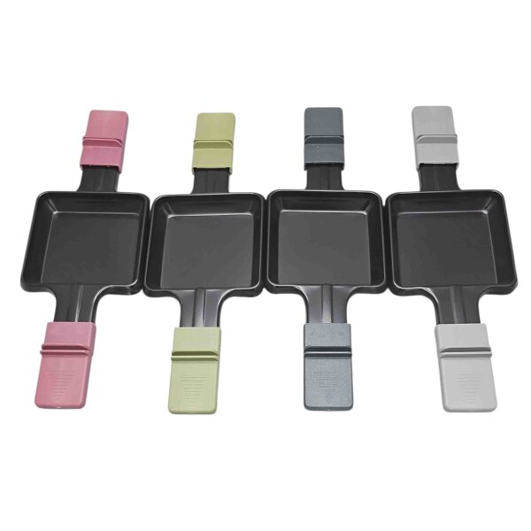 Severin 8er Set - Raclette - Pfännchen 7108048 - 4 x 2 Farben - für RG9640 RG9645