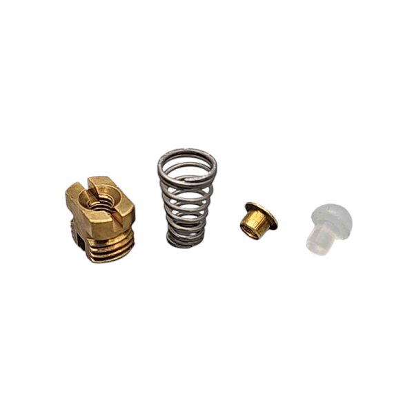 Delonghi Ventil-Set (4 Teile)  im Brühkopf ( Feder Buchse Schraube Ventilkappe ) zu Siebträger für verschiedene BAR / BARM Modelle BAR190 BAR390 + weitere