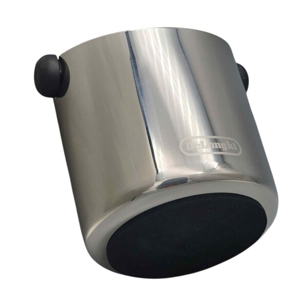Delonghi Abklopfbehälter - Knock Box - Satzbehälter für Siebträger Espresso-Automaten Edelstahl DLSC084