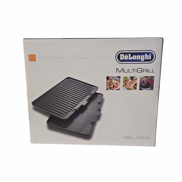 Delonghi Grillplatten Set DLSK150 - glatt und geriffelt- für Multigrill 1100 CGH1120 5517910001