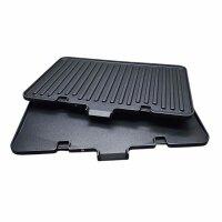 Delonghi Grillplatten Set DLSK150 - glatt und geriffelt-...