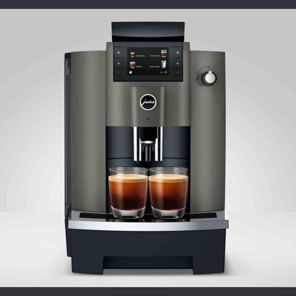 Jura W4 Dark Inox EA TFT -Kaffeeklassiker für den Arbeitsplatz- empfohlen bis 50 Tassen -