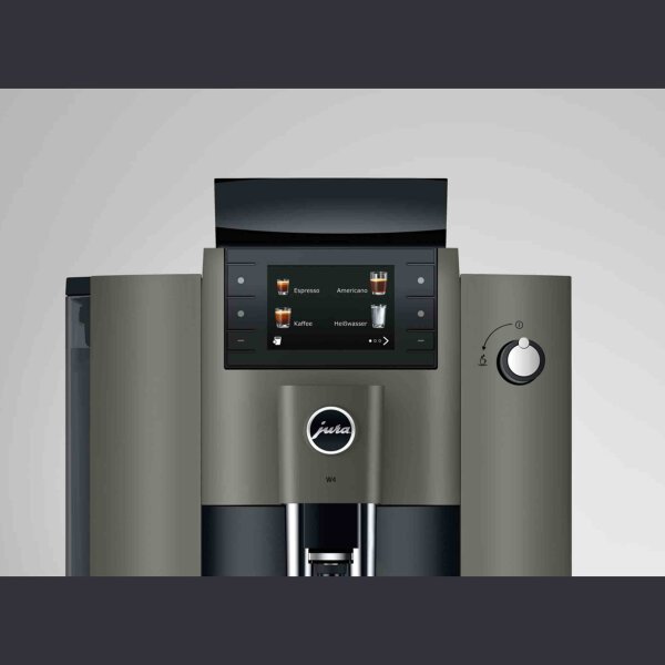 Jura W4 Dark Inox EA TFT -Kaffeeklassiker für den Arbeitsplatz- empfohlen bis 50 Tassen -