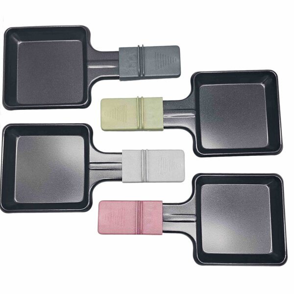 Severin 4er Set - Raclette - Pfännchen 7108048 - 4 Farben - für RG9640 RG9645