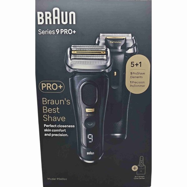 Braun Rasierer Series 9 pro + 9560cc + Reinigungs-System - 5+1