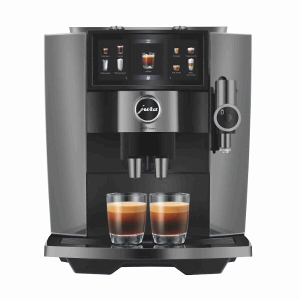 Jura Kaffeevollautomat J10 twin Diamond Onyx (EA) mit 2 Mahlwerken