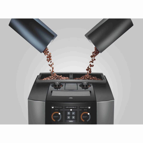 Jura Kaffeevollautomat J10 twin Diamond Onyx (EA) mit 2 Mahlwerken