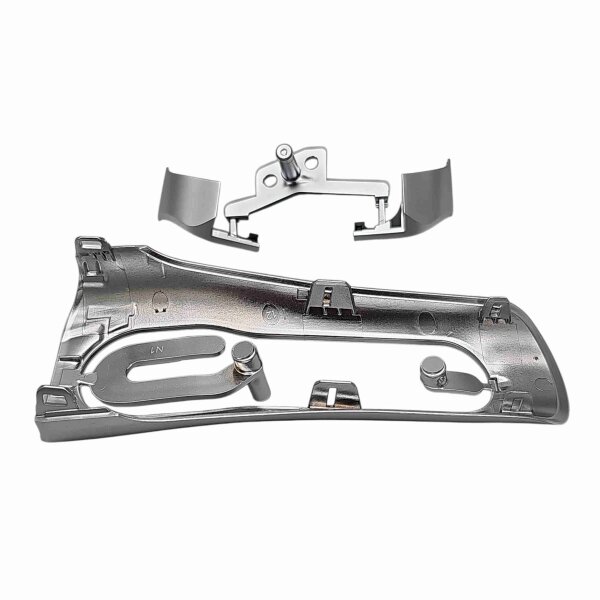 Braun Gehäuseschale Gehäuse Oberteil Set für manche Series 8 + 9  Rasierer Typen 5790 57910 5795 silber