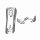 Braun Gehäuseschale Gehäuse Oberteil Set für manche Series 8 + 9  Rasierer Typen 5790 57910 5795 silber