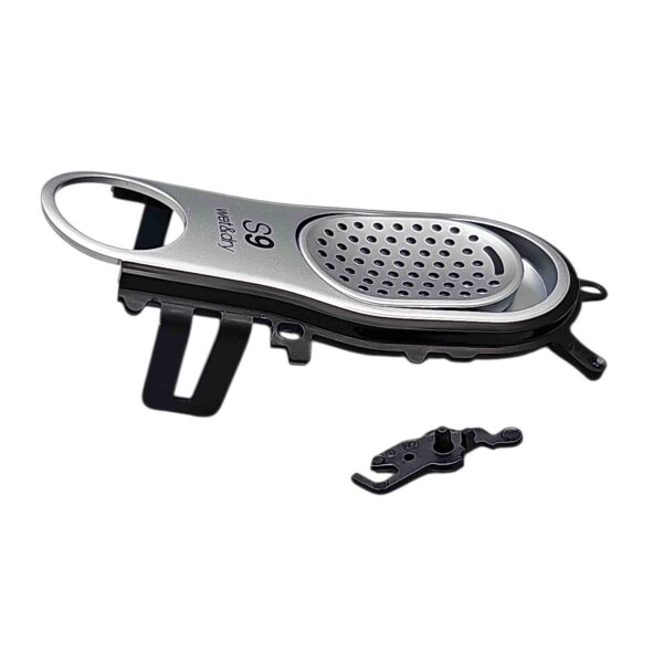 Braun Schaltschieber Schalterblende silber Gehäuse Abdeckung zu Serie 9 S9 wet&dry 5793 Pro / + 81686531