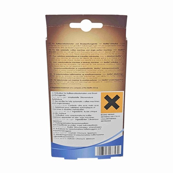 Melitta ANTI Calc Entkalkerpulver 2 Packungen a 40 g - zur Entkalkung von Kaffeevollautomaten