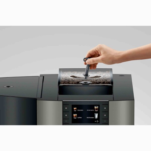 Jura X4c (EA) - Professional Dark inox -empfohlen bis 100 Tassen- Ausführung mit Festwasseranschluss
