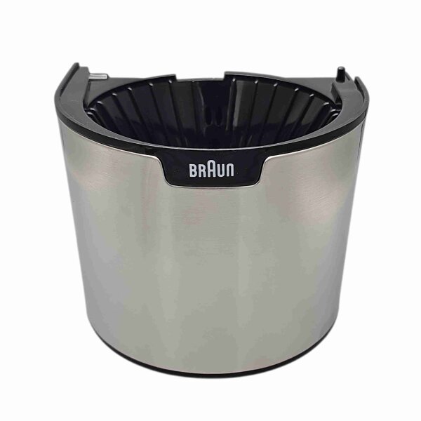 Braun Ersatz Kaffeefilter KF101 für Breakfast1 kpl. KF1100 KF1500 schwarz silber / metall AS00005602