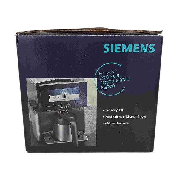 Siemens Edelstahl Isolierkanne TZ40001 17006781 für Kaffeemaschine Kaffeevollautomat