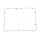 Türdichtung -kompatibel- 50 x 37 x 1 cm Backofen Herd Abdichtung statt 00491638 10 Haken für - Dichtring