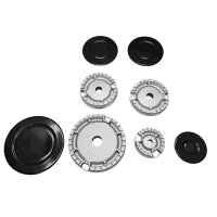 Amica Set - 4 Brennerkörper mit 4 Abdeckungen - 2...