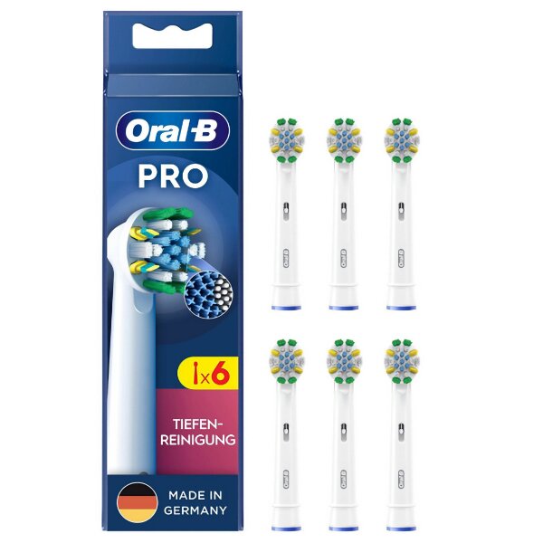 Braun Oral-B PRO Tiefenreinigung 6er Aufsteckbürsten -Vorteilspack-
