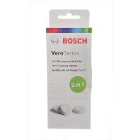 Bosch 2in1 Reinigungstabletten 10 er TCZ8001A a 2,2 Gramm...