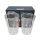 Delonghi Kaffeegläser doppelwandig aus Borosilikatglas 2er Set a 480 ml DLSC319 Thermogläser