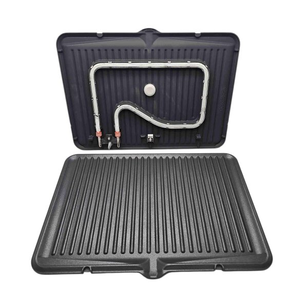 WMF Grillplatte FS-1000050045 Set 1 x oben + 1 x unten für Lono Kontaktgrill 2in1 Type 3200000060 04.1511.0011