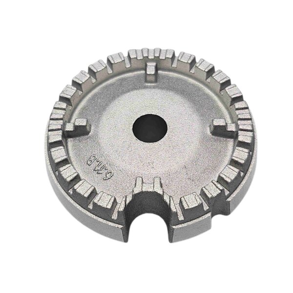 Amica Brennerkörper 8041261 Defendi -mittlere Größe- 6,6 cm 6,10 B für Gasherd Amica, Bosch, Indesit und weitere