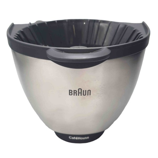 Braun Kaffeefilter Filter schwarz / metall KF600 KF610 3106 AS00000003