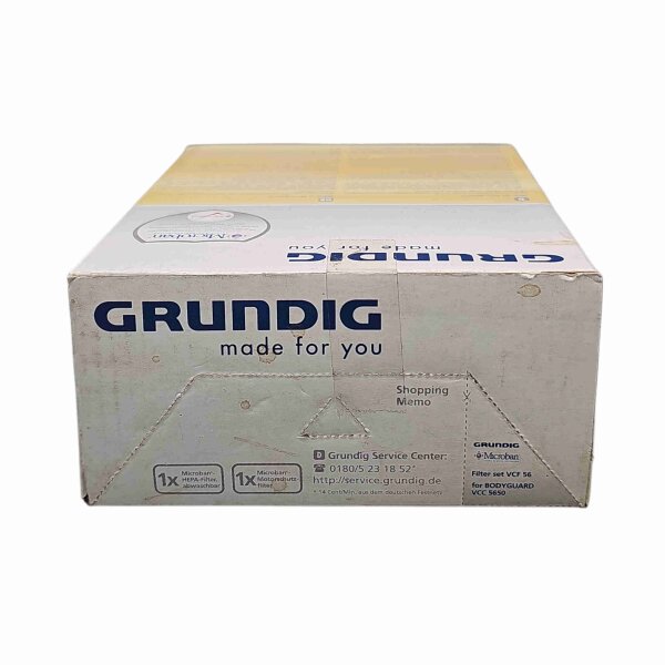 Grundig Microban Hepa Filter VCF56 für Bodyguard Staubsauger VCC5650