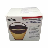 Braun Goldtone Permanent-Filter (Goldfilter) Einsatz...