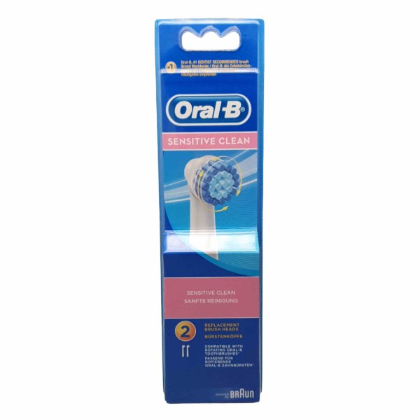 Braun Oral-B EBS17 Sensitive 2er Aufsteckbürsten - soft clean