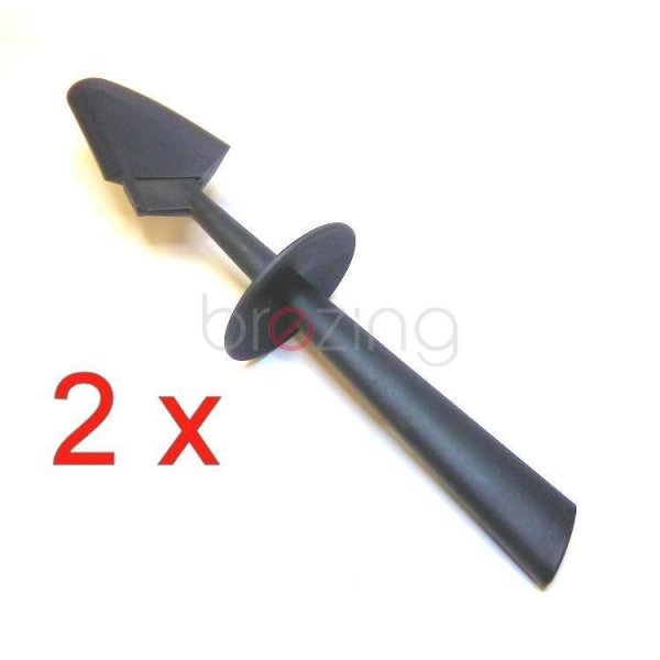 2 Stück - Spatel Schaber Spachtel geeignet für Vorwerk Thermomix© TM21, TM 21
