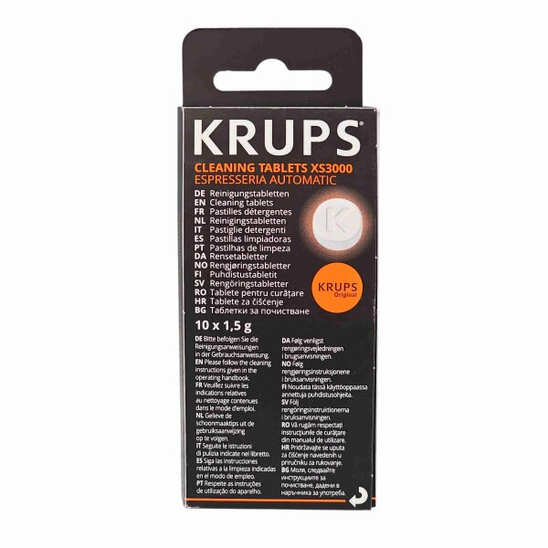 2 x Krups AntiCalk Kit F054 + 1 x 10 Stück XS3000 Reinigungstabletten